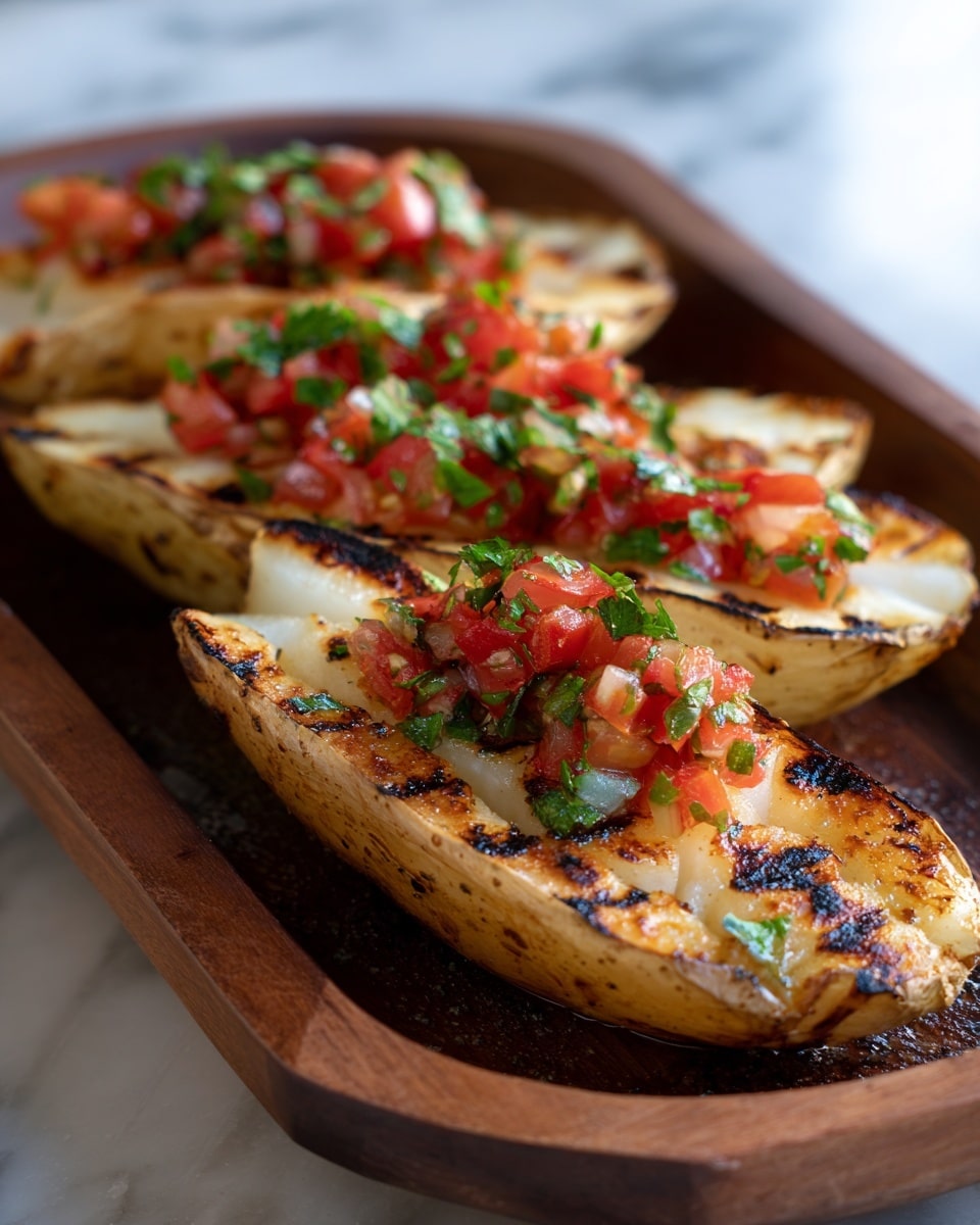 Grilled Baked Potatoes Recipe - Recipe Image