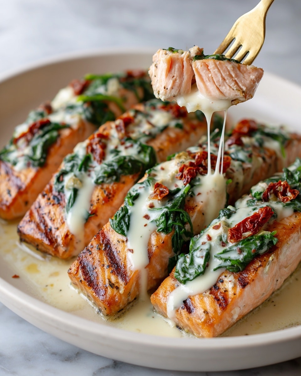 Creamy Tuscan Salmon Recipe - Recipe Image