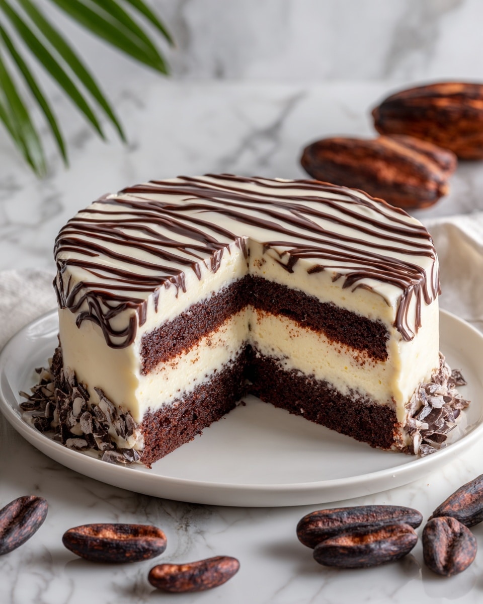 Zebra Cake Recipe - Recipe Image