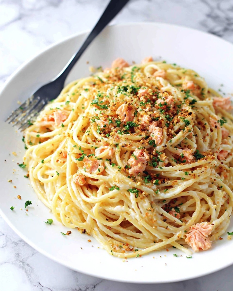 Smoked Salmon Carbonara Recipe - Recipe Image