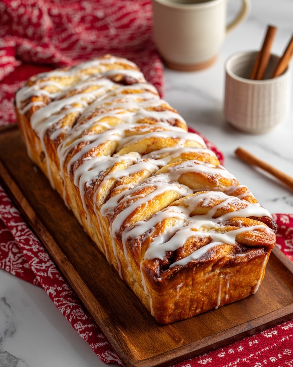 Dollywood Cinnamon Bread with Icing Recipe - Recipe Image