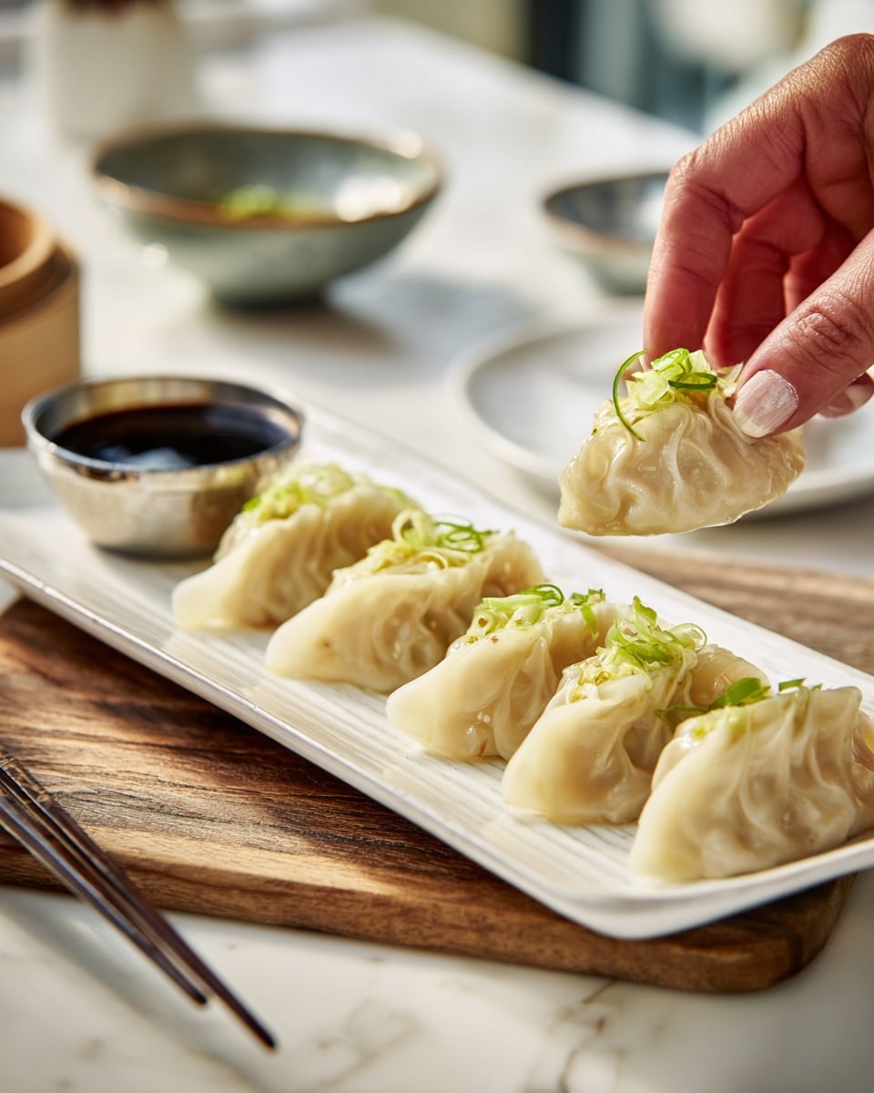 Vegan Zucchini Dumplings Recipe - Recipe Image