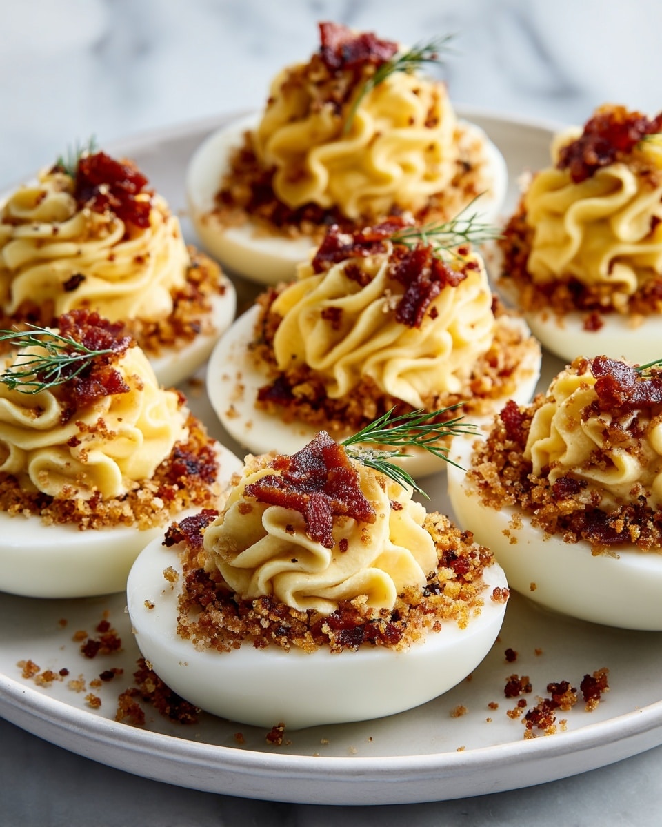 Pickle-Brined Deviled Eggs Recipe - Recipe Image