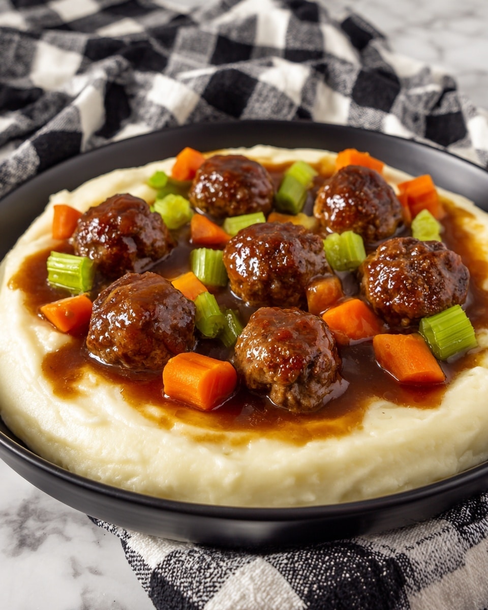 Easy Frozen Meatball Pot Roast Recipe - Recipe Image