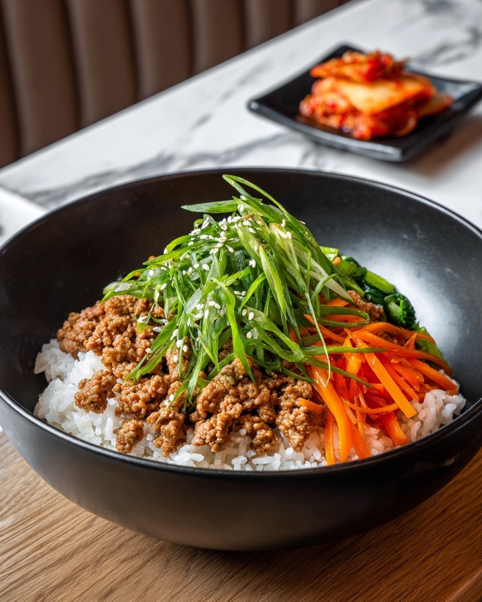 Korean Ground Beef Bowl Recipe - Recipe Image