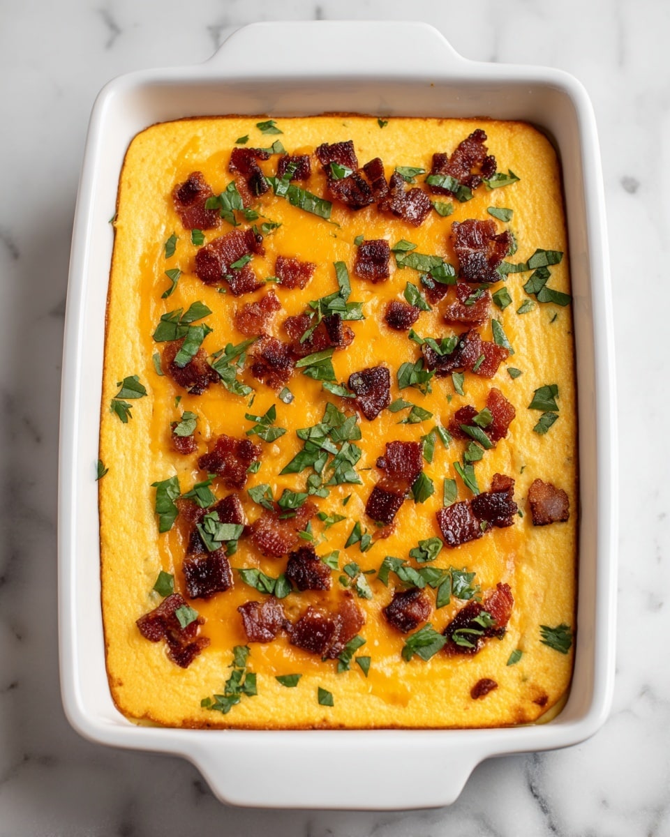 Mashed Potato Casserole with Ground Beef, Bacon, and Cheddar Recipe - Recipe Image
