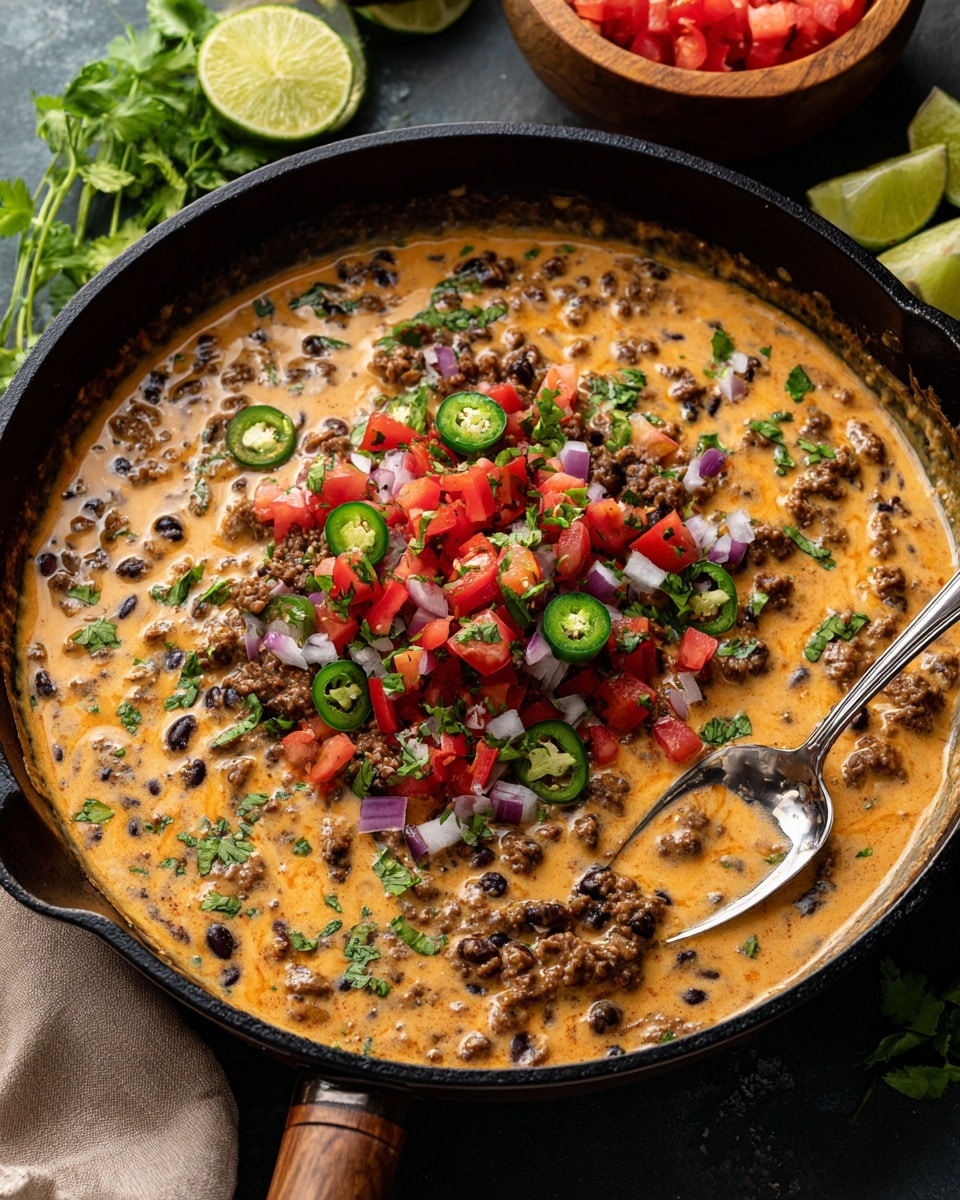 Spicy Cowboy Queso Dip Recipe - Recipe Image