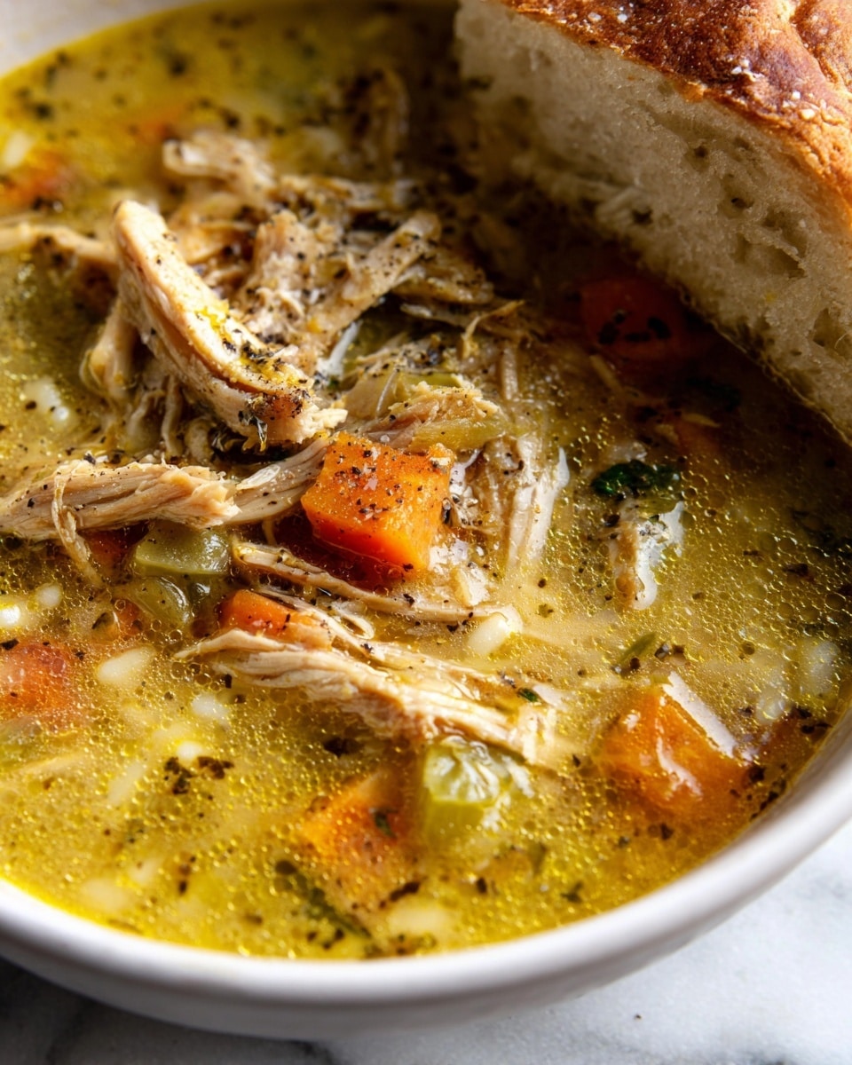 Crockpot Chicken and Barley Soup Recipe - Recipe Image