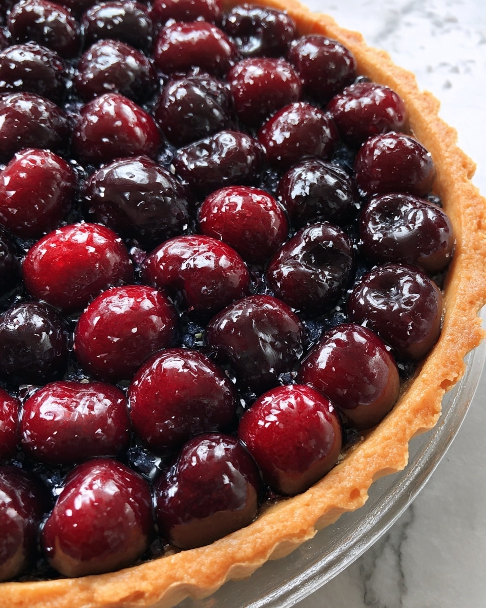 Sour Cherry Frangipane Tart Recipe - Recipe Image