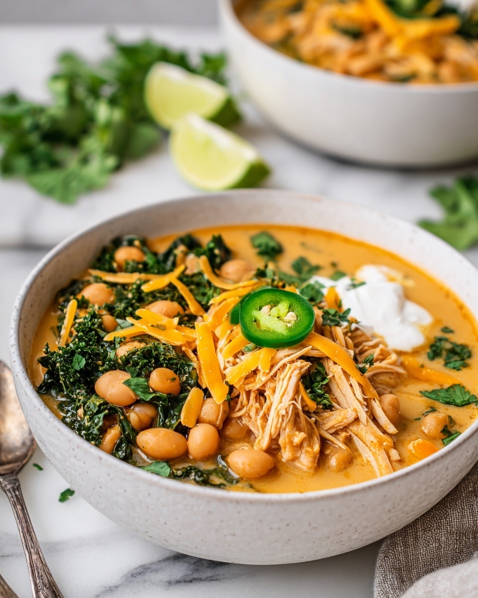 Creamy White Chicken Chili Recipe - Recipe Image