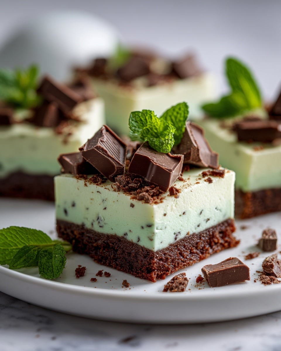 No-Bake Minted Earl Grey Slice Recipe - Recipe Image