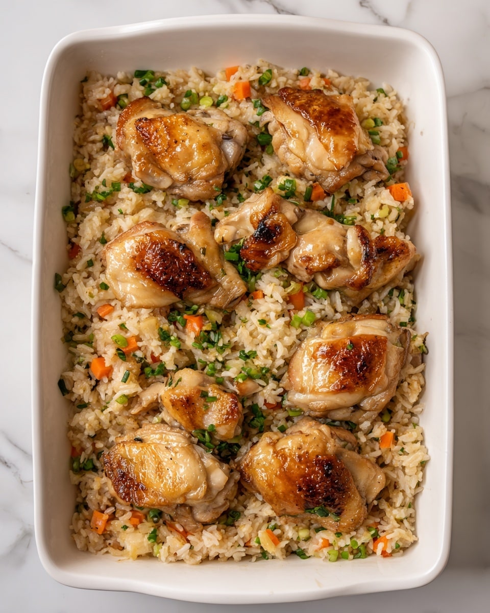 No Peek Chicken & Rice Casserole Recipe - Recipe Image