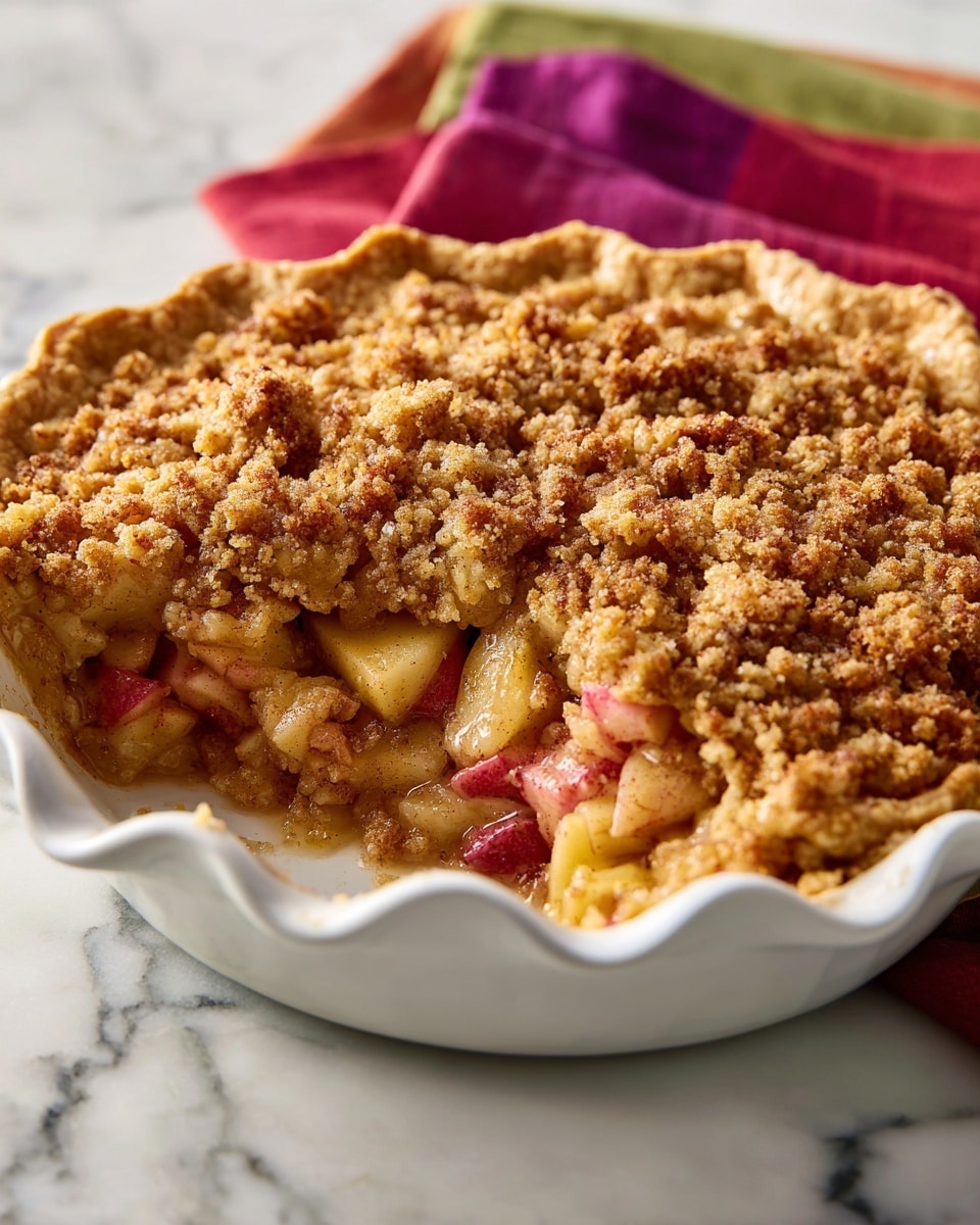 Dutch Rhubarb Pie Recipe - Recipe Image