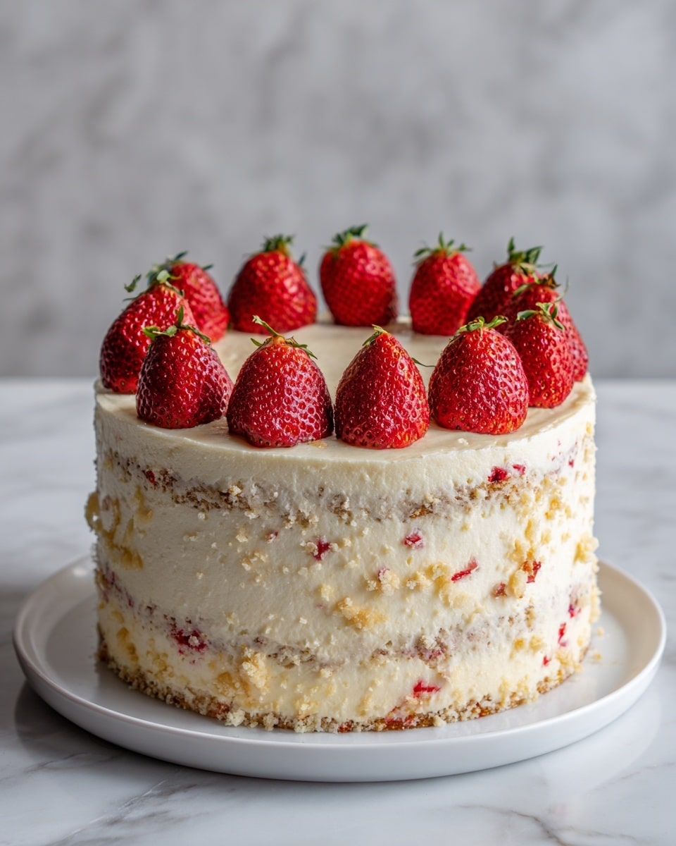 Strawberry Cheesecake Pound Cake Recipe - Recipe Image