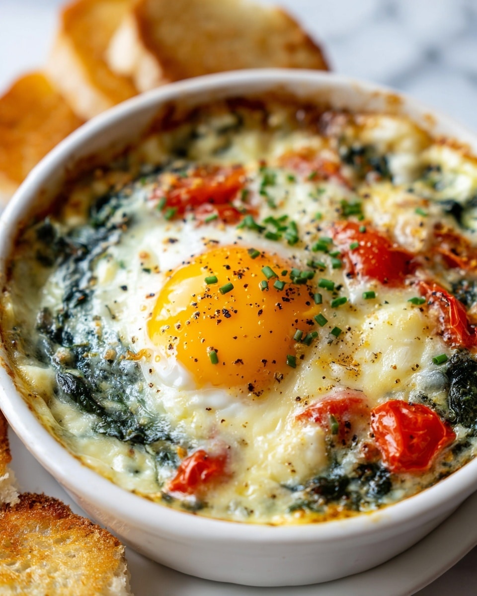 Baked Feta Eggs Recipe - Recipe Image