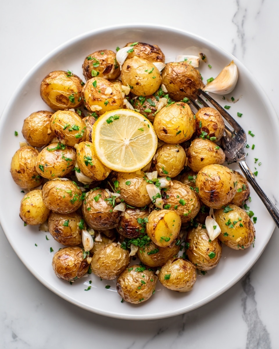 Greek Feta Roast Potatoes Recipe - Recipe Image