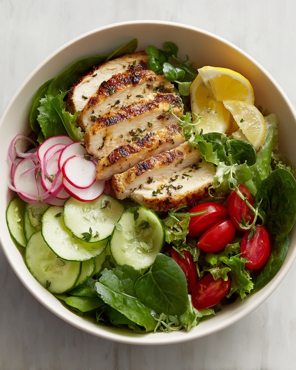 Lemon Herb Chicken Salad (Keto-Friendly) Recipe - Recipe Image
