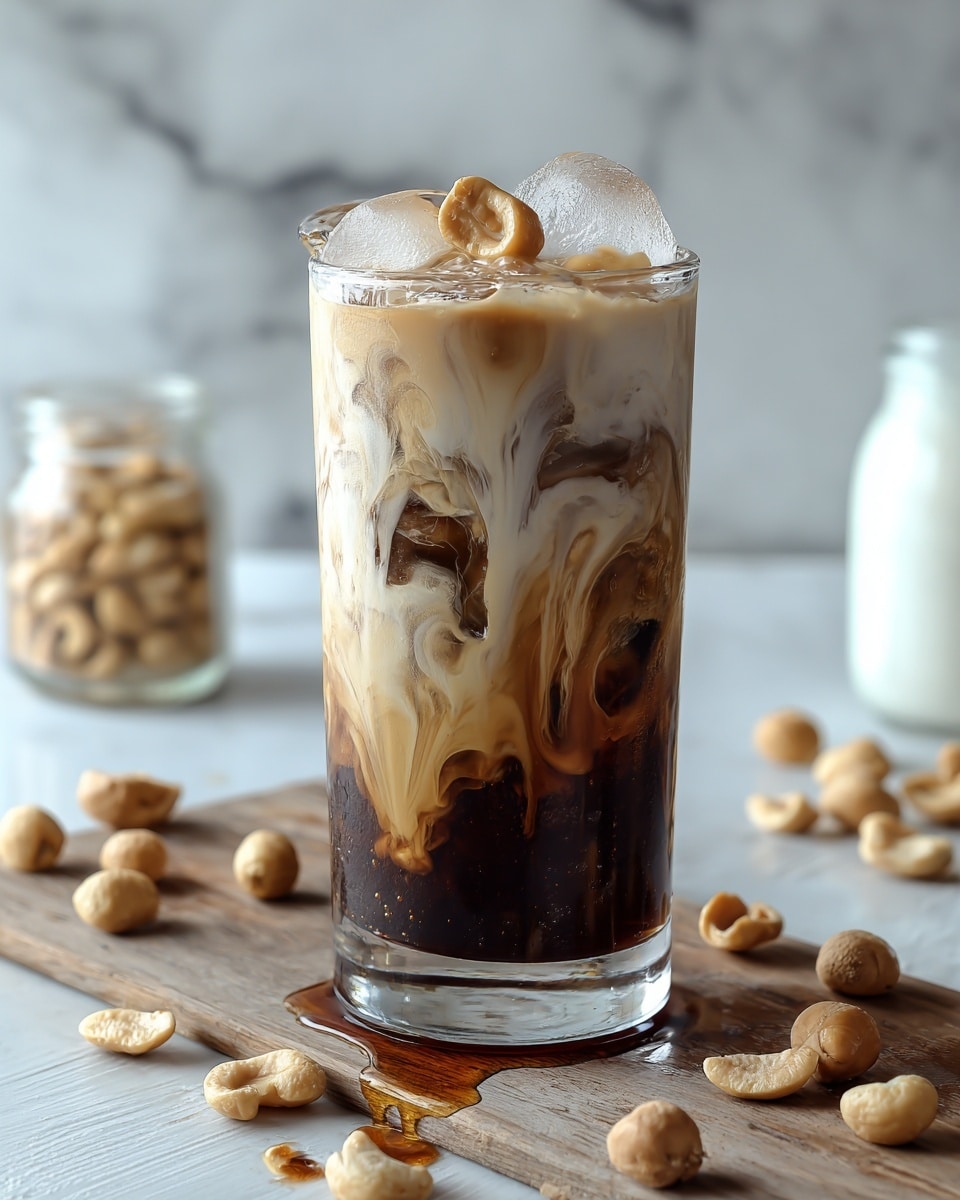 Caramel Hazelnut Iced Coffee Recipe - Recipe Image