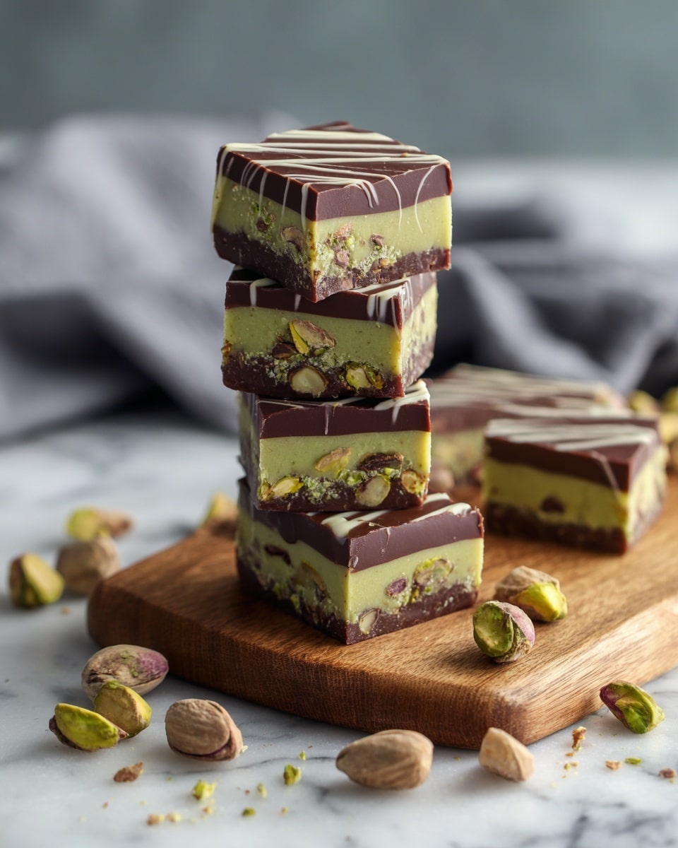 Dubai Chocolate Kataifi Pastry Bars Recipe - Recipe Image