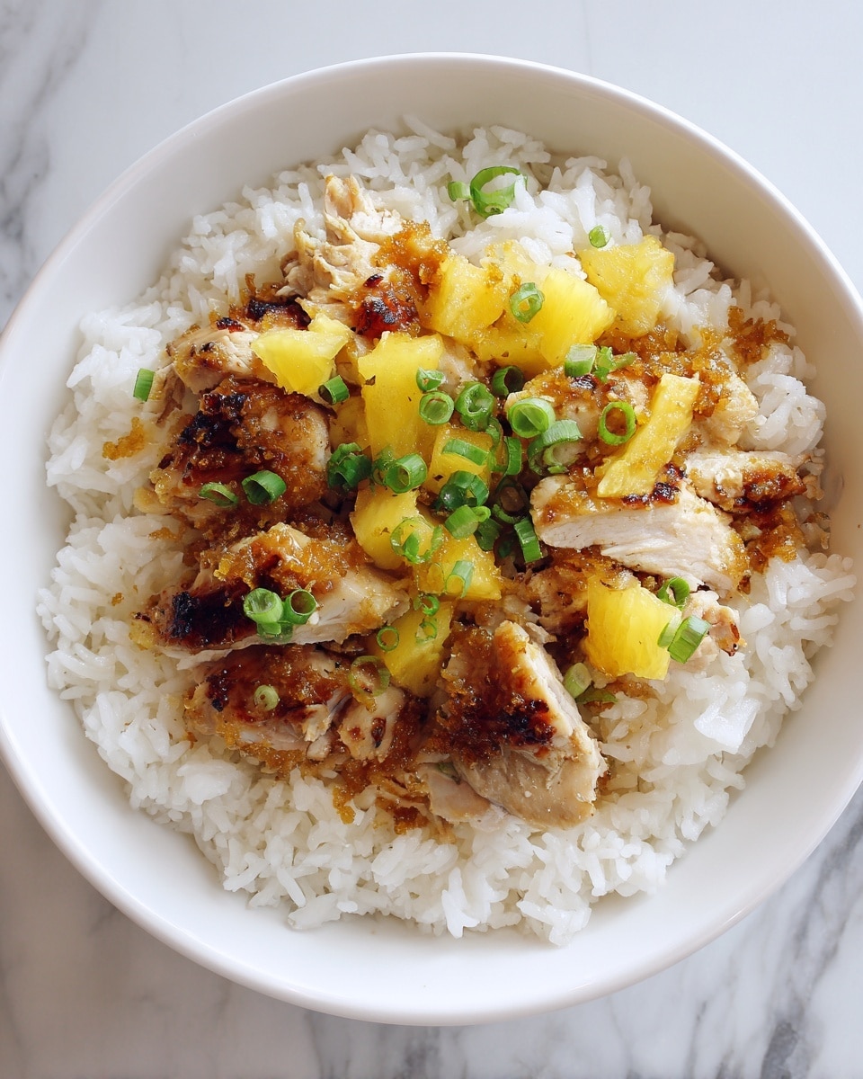 Tropical Pineapple Chicken & Rice Delight Recipe - Recipe Image