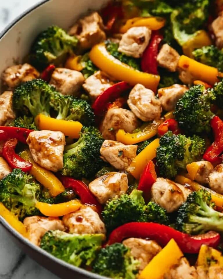 Healthy Chicken and Vegetables Skillet Recipe