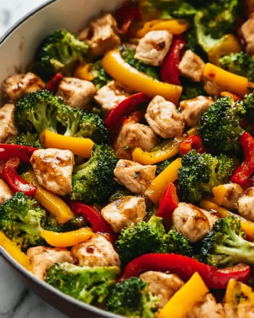 Healthy Chicken and Vegetables Skillet Recipe