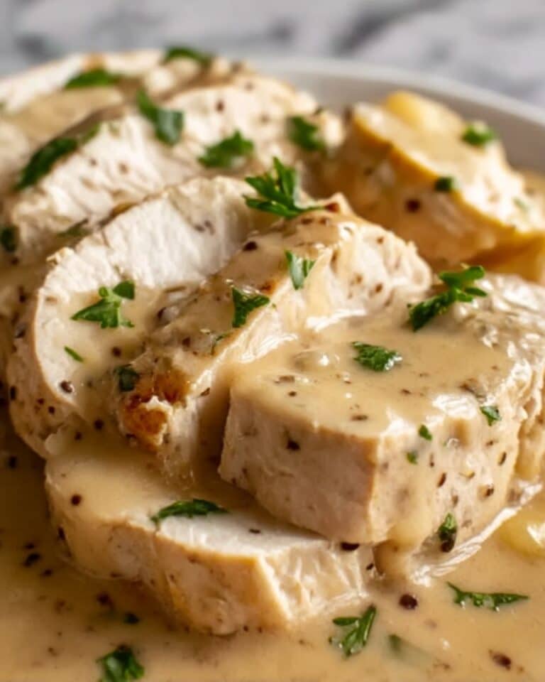 Slow Cooker Creamy Chicken & Gravy Recipe