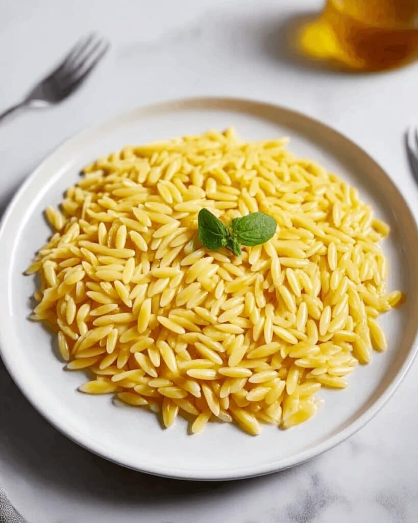 Cottage Cheese Orzo with Spinach and Cherry Tomatoes Recipe