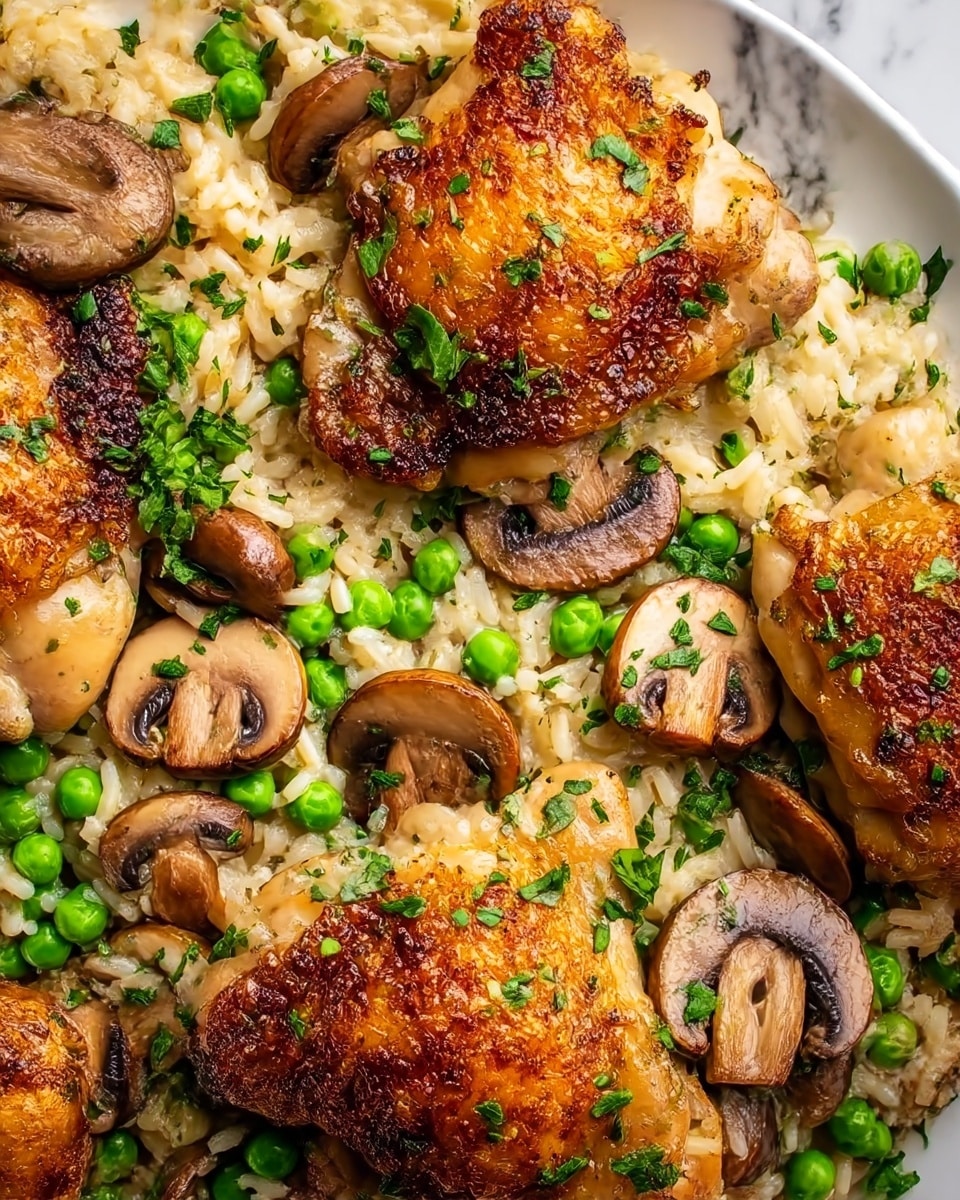 One Pan Chicken & Rice Casserole Recipe - Recipe Image