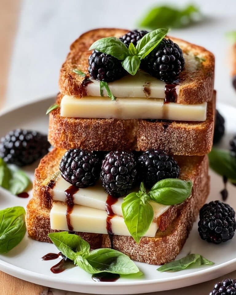 Blackberry Balsamic & Brie Grilled Cheese Recipe