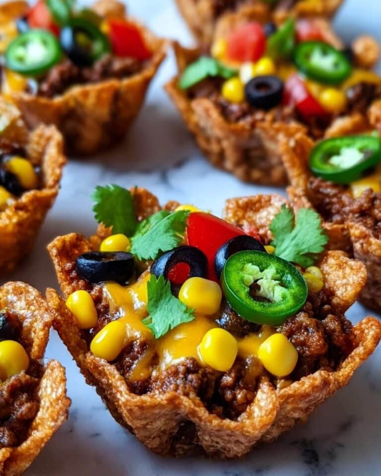 Spicy Mexican Taco Cupcakes Recipe