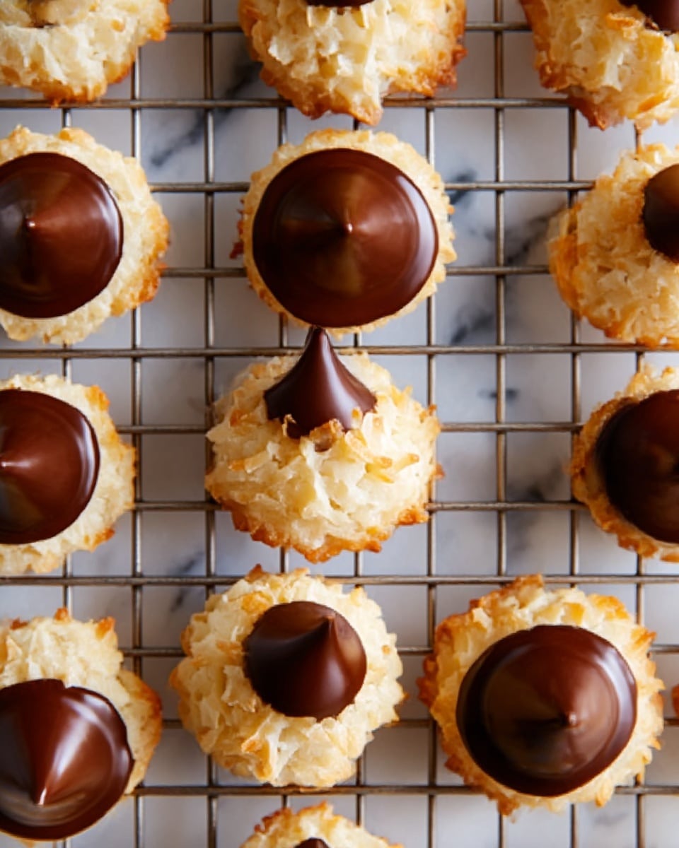 Coconut Blossom Cookies with Hershey Kisses Recipe - Recipe Image