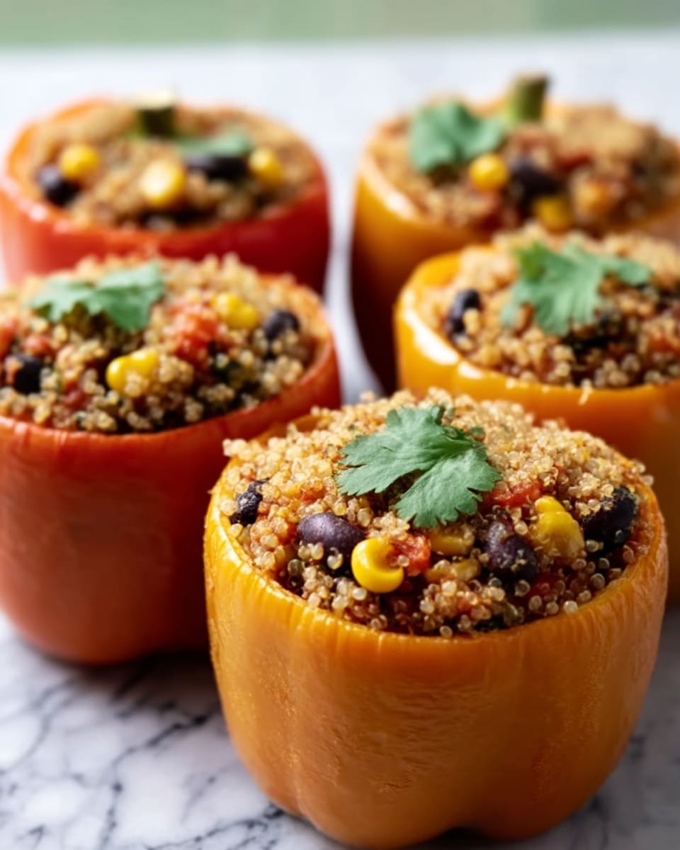 Quinoa Stuffed Bell Peppers: A Healthy, Flavorful Meal Recipe - Recipe Image