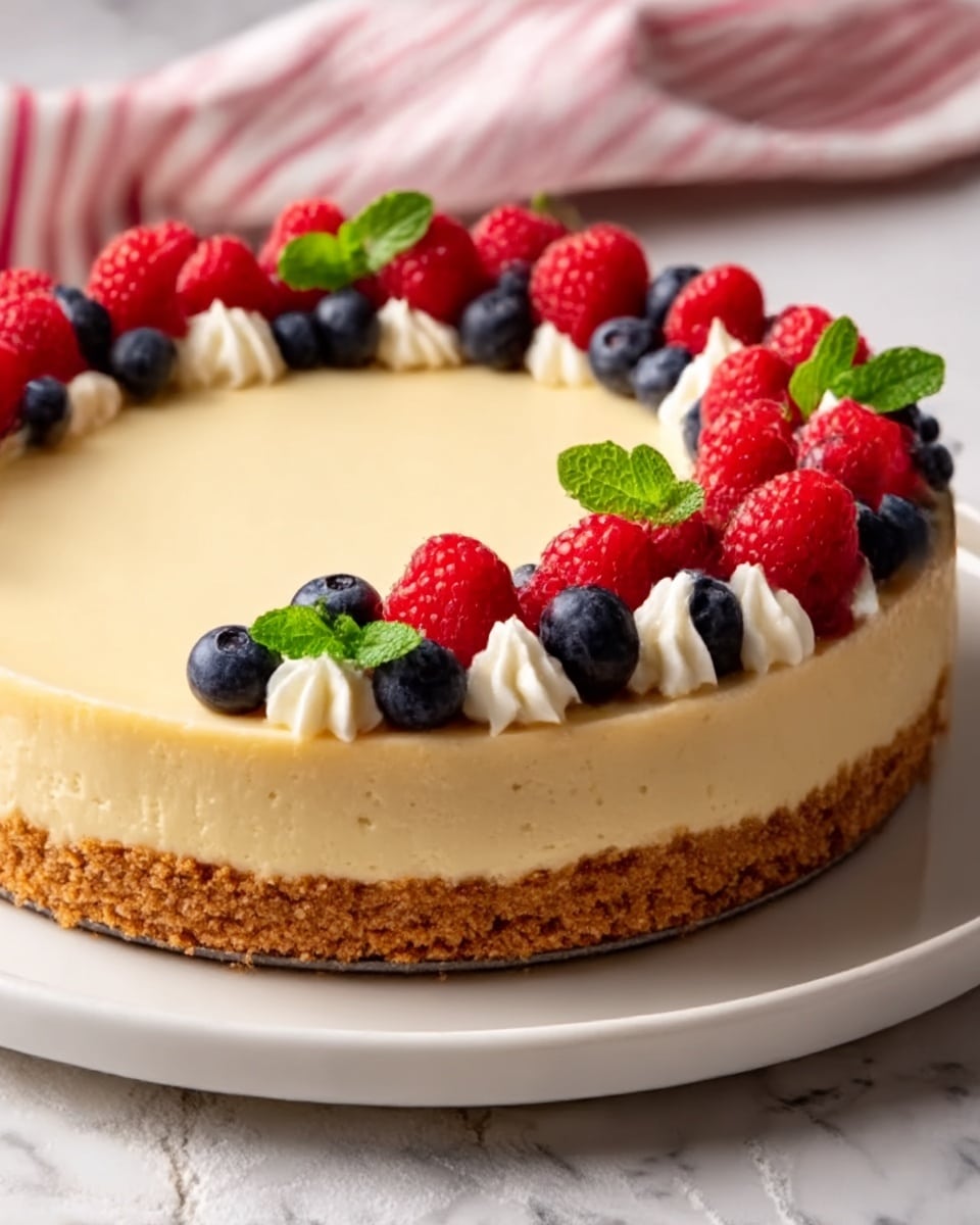 The Best Easy Cheesecake Recipe - Recipe Image