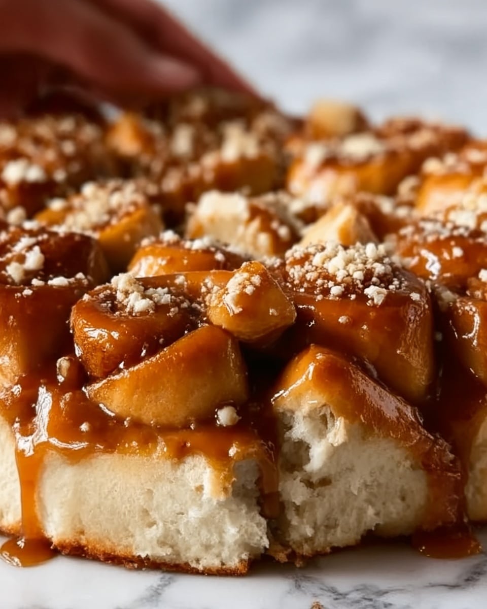 Caramel Apple Cinnamon Roll Dump Cake Recipe - Recipe Image