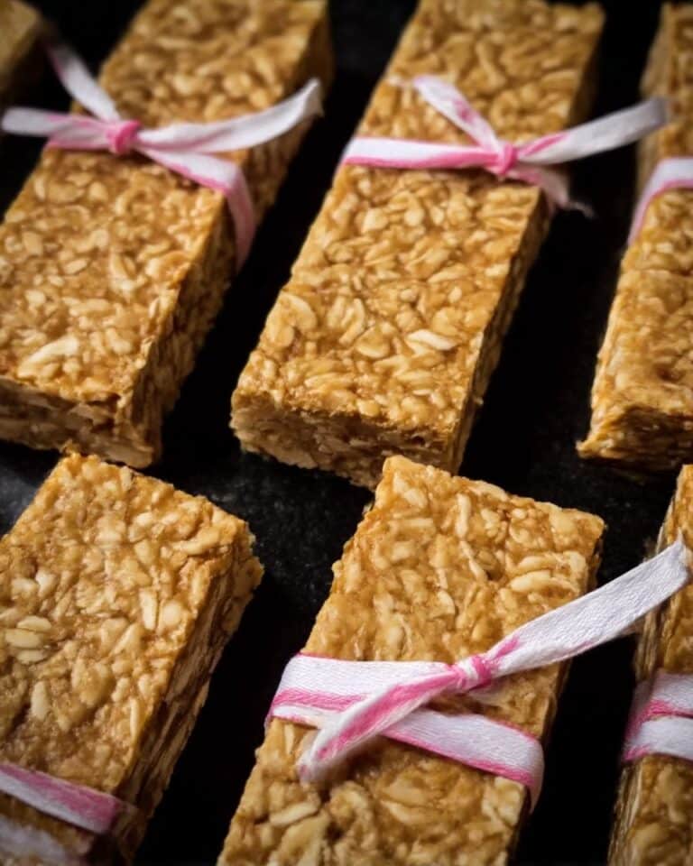 Easiest Microwave Chewy Peanut Butter Granola Bars Recipe