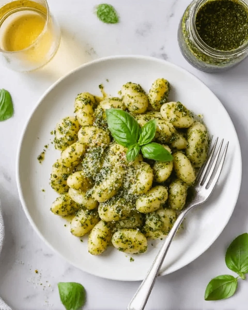 Creamy Pesto Gnocchi for Two Recipe - Recipe Image