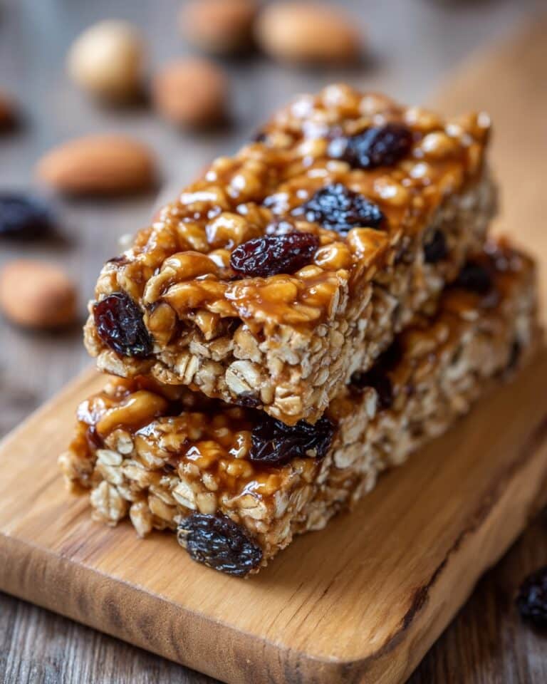Chewy Homemade Granola Bars Recipe