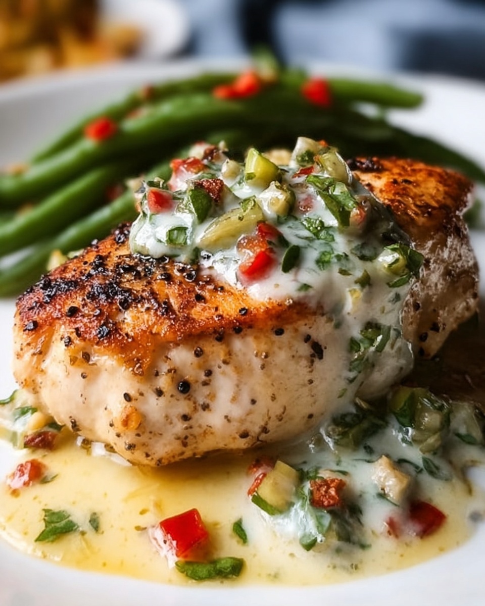 Crispy Baked Chicken with Giardiniera Recipe - Recipe Image