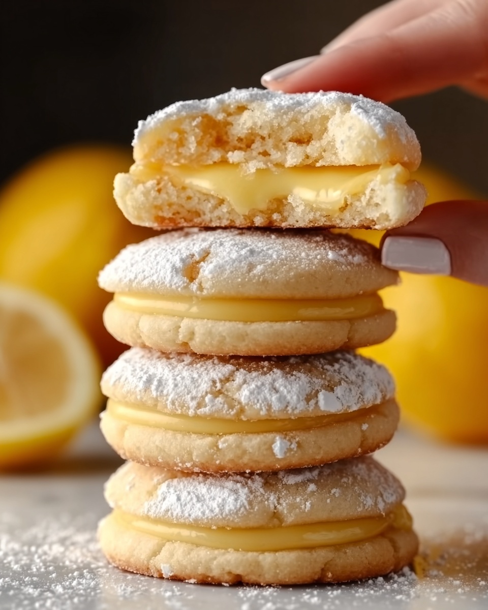 Stuffed Lemon Cookies Recipe - Recipe Image