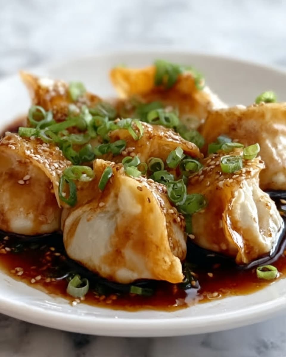 Chile Relleno Wontons with Jalapeño Soy Sauce Recipe - Recipe Image