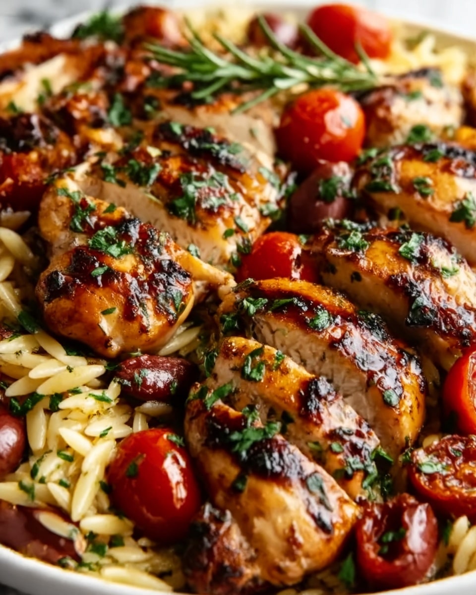Mediterranean Chicken with Orzo Recipe - Recipe Image