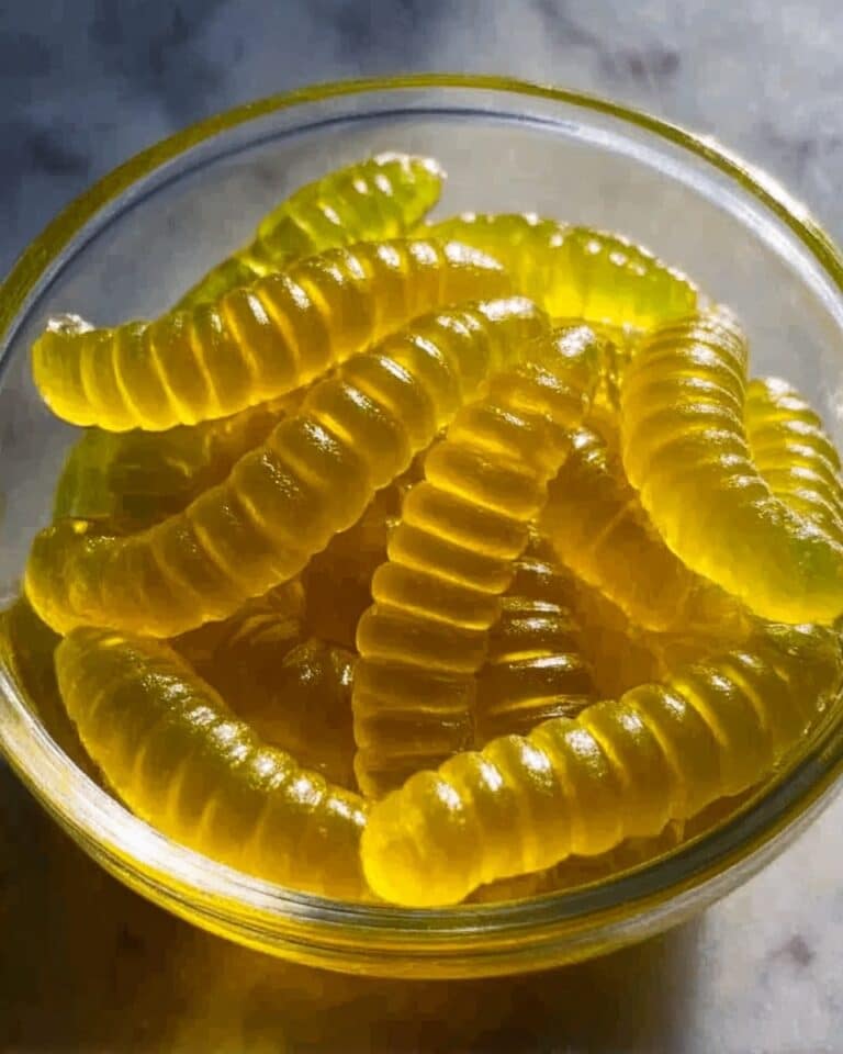 Dill Pickle Gummy Worms Recipe