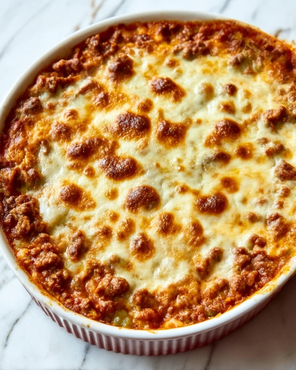 Cheesy Low-Carb Taco Casserole Recipe - Recipe Image