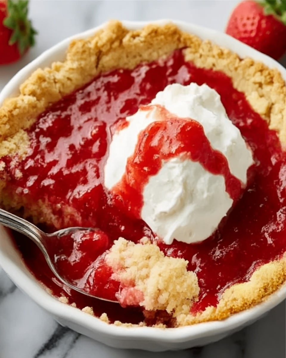 Strawberry Cheesecake Dump Cake Recipe - Recipe Image