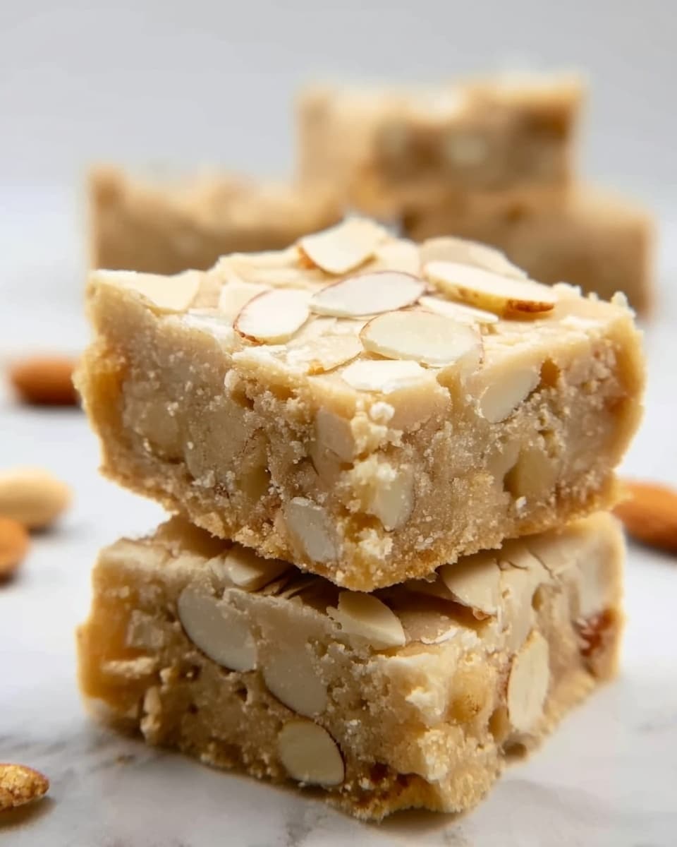 Easy Blonde White Chocolate Chip Blondies Recipe - Recipe Image