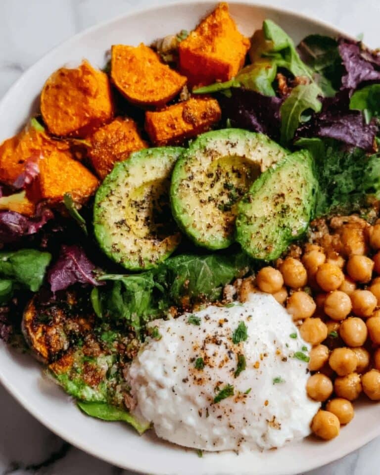 Chickpea & Sweet Potato Grain Bowls Recipe