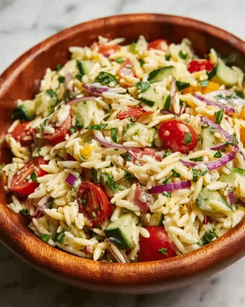 Best Orzo Pasta Salad Recipe