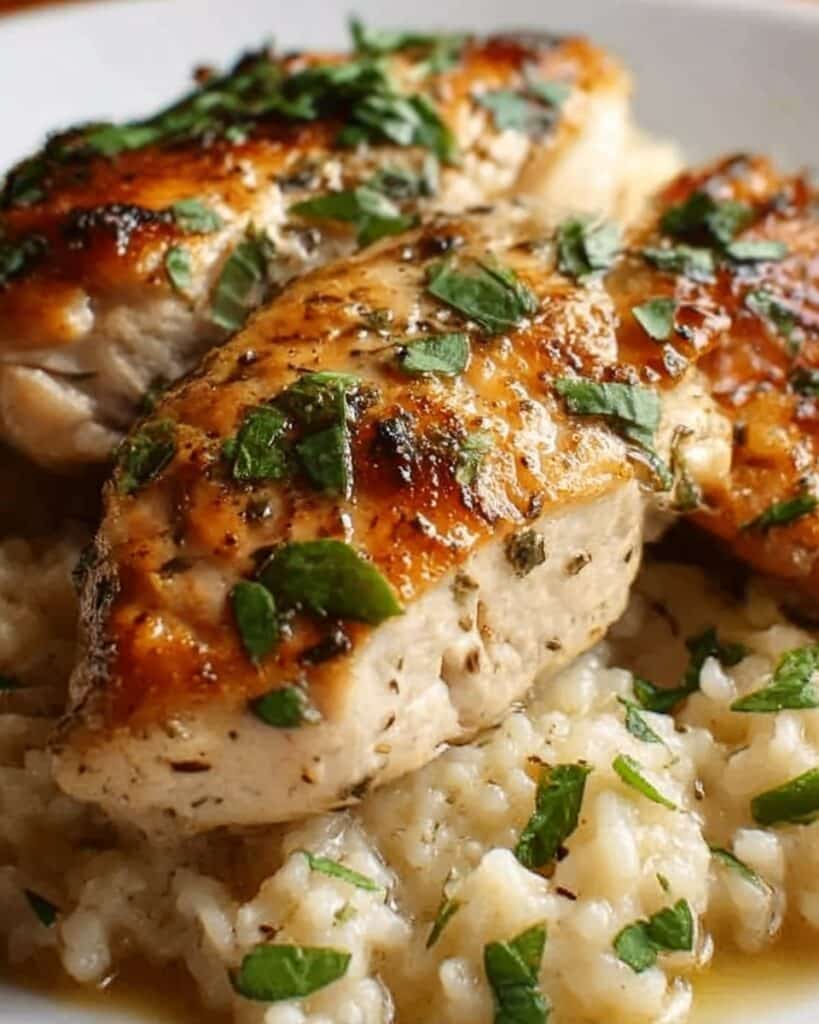 Creamy Herb Chicken with Basmati Rice Recipe