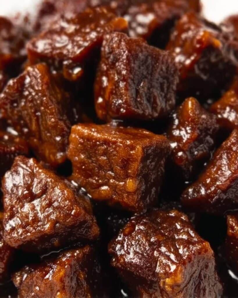 Air Fryer Tangy Honey BBQ Steak Bites Recipe